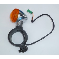 BLINKR PŘEDNÍ LEVÝ CHROM - JAWA 300CL, PÉRÁK + MODEL 42 - (ZÁNOVNÍ DÍL)